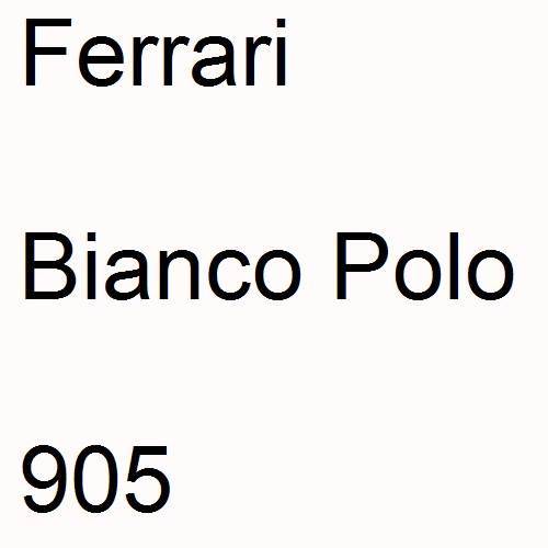 Ferrari, Bianco Polo, 905.